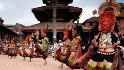  भक्तपुरको प्रसिद्ध नवदुर्गाको तान्त्रिक नृत्य आजदेखि सुरु 